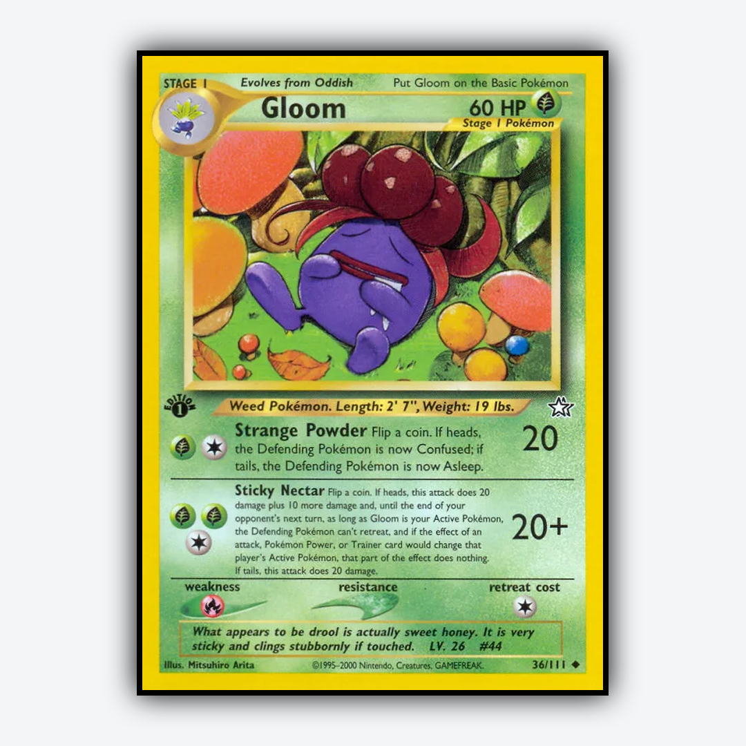 Gloom 036/111 - Neo Genesis Set - Card Rug