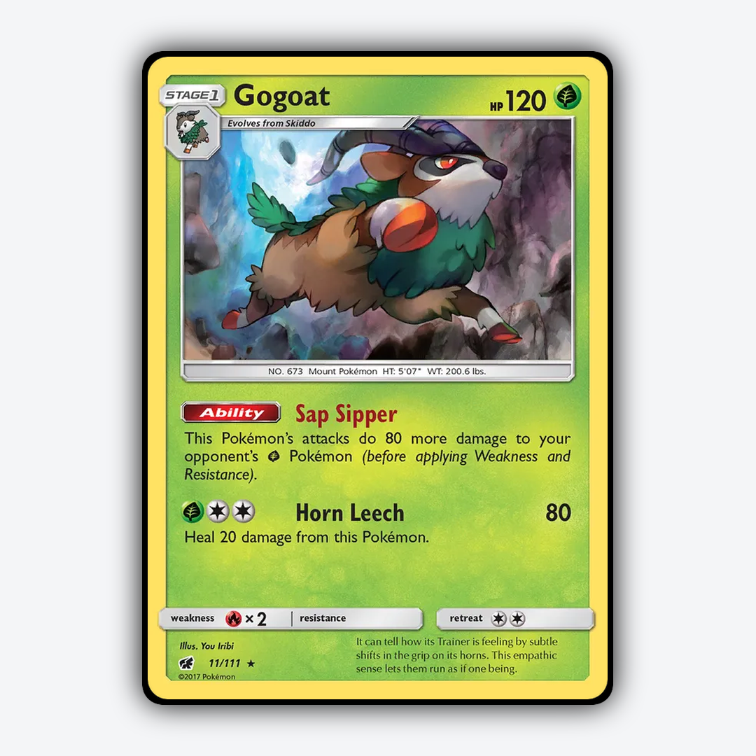 Gogoat 011/111 - Crimson Invasion Set - Card Rug