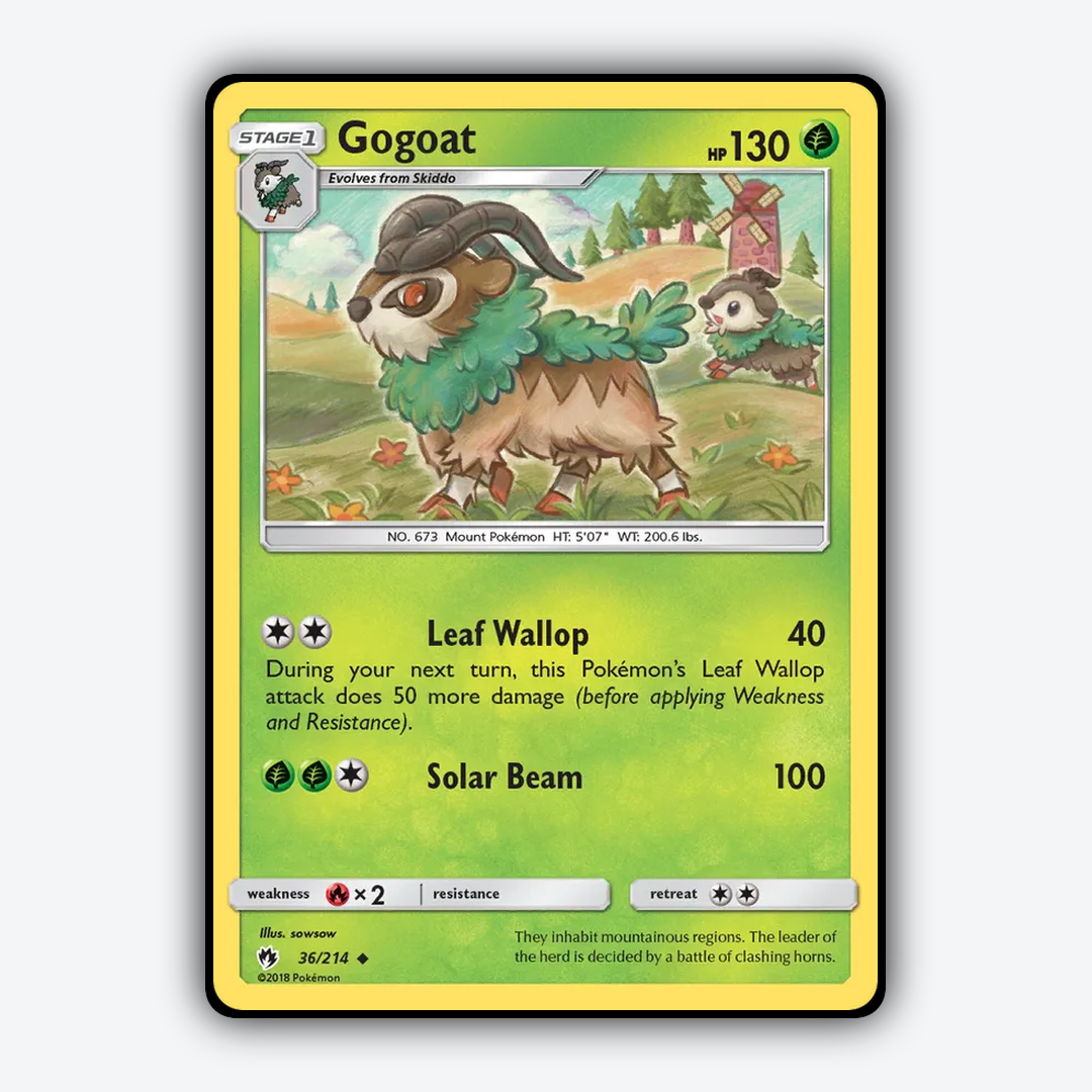 Gogoat 036/214 - Lost Thunder Set - Card Rug
