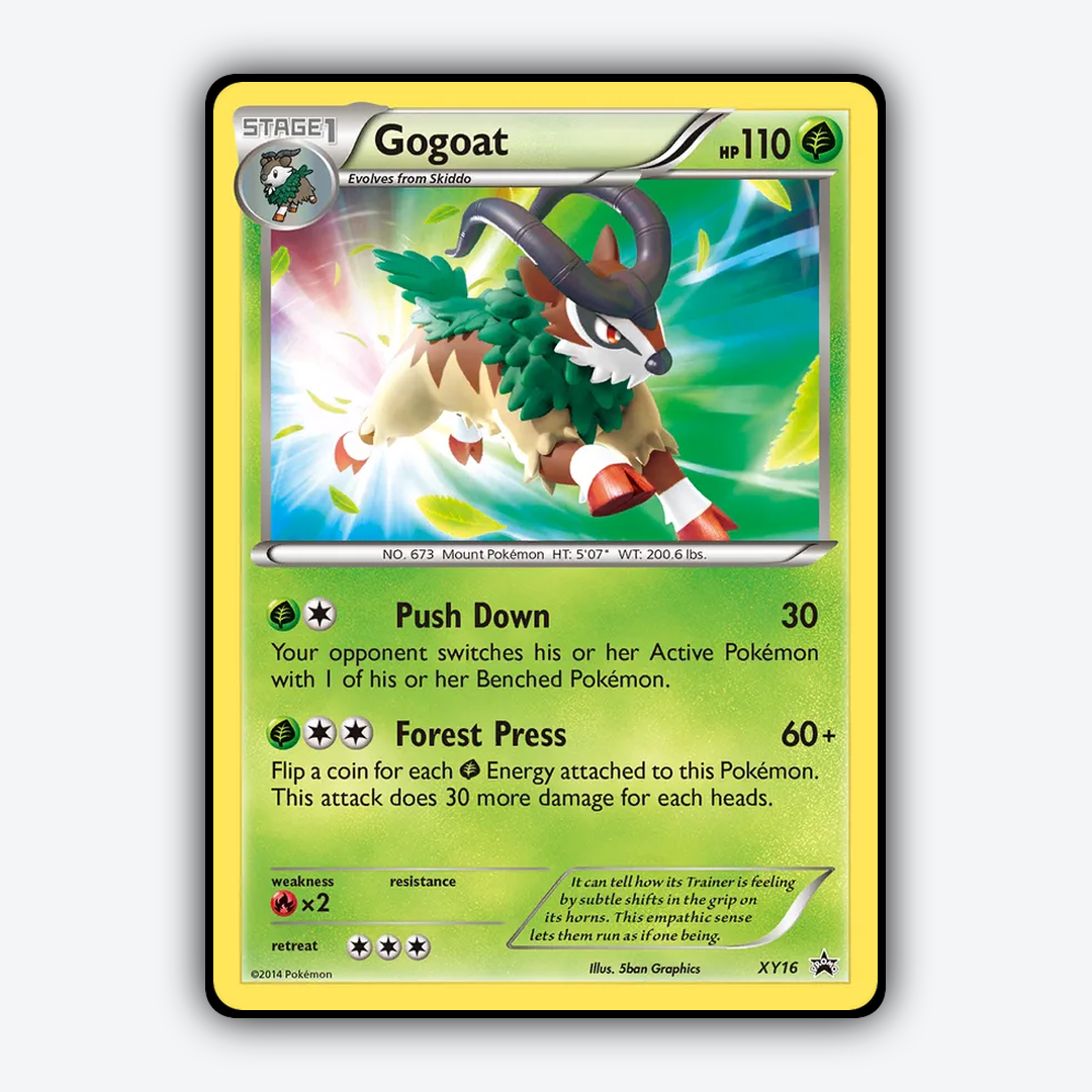 Gogoat #16 - XY Black Star Promos Set - Card Rug
