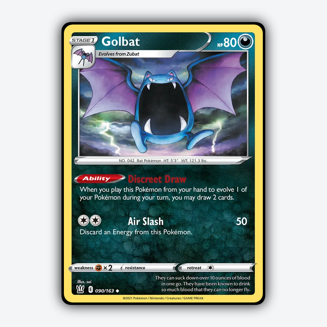 Golbat 090/163 - Battle Styles Set - Card Rug