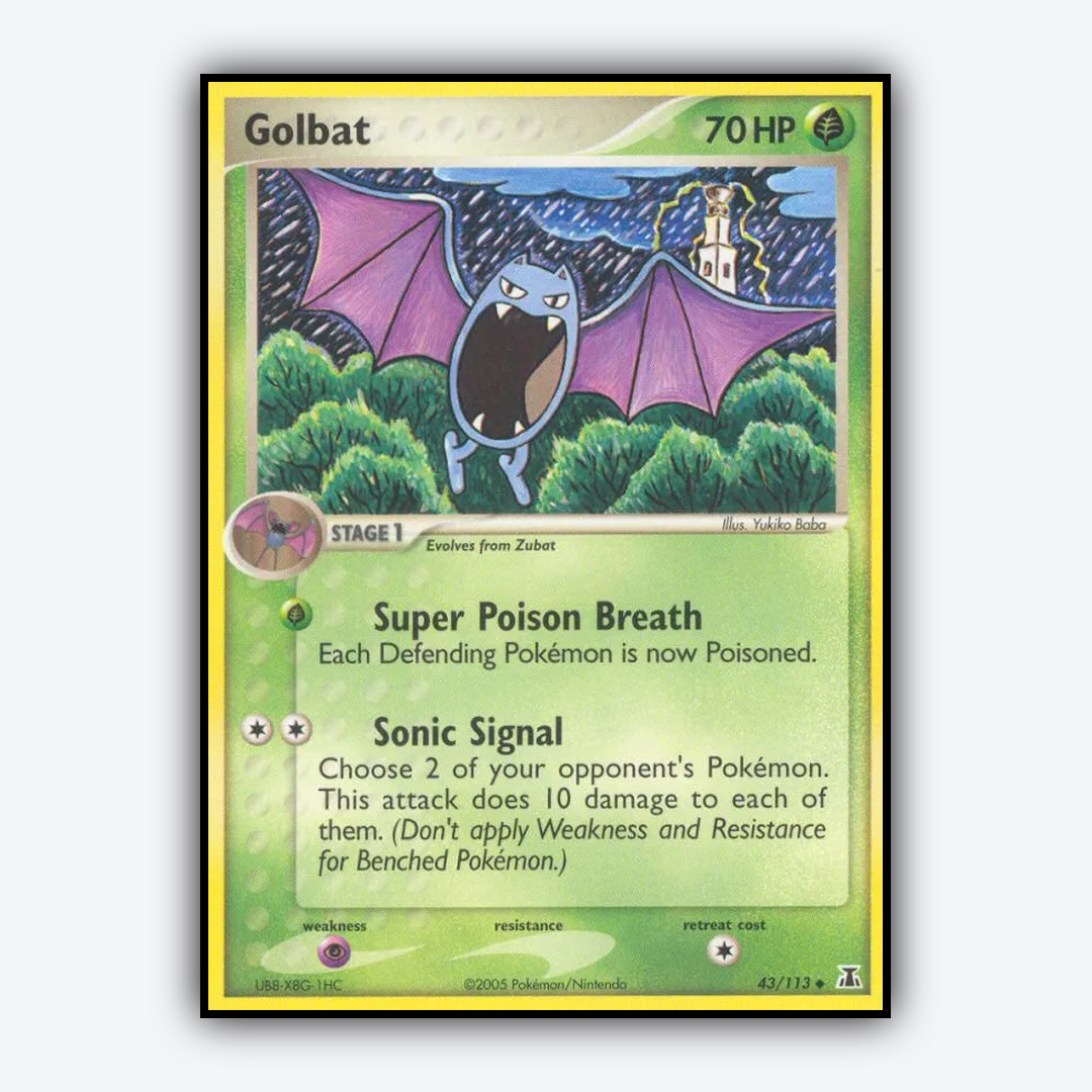 Golbat 043/113 - Delta Species Set - Card Rug