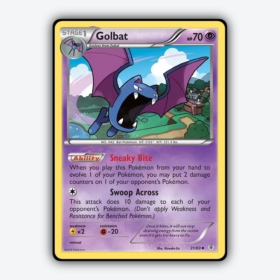 Golbat 031/83 - Generations Set - Card Rug