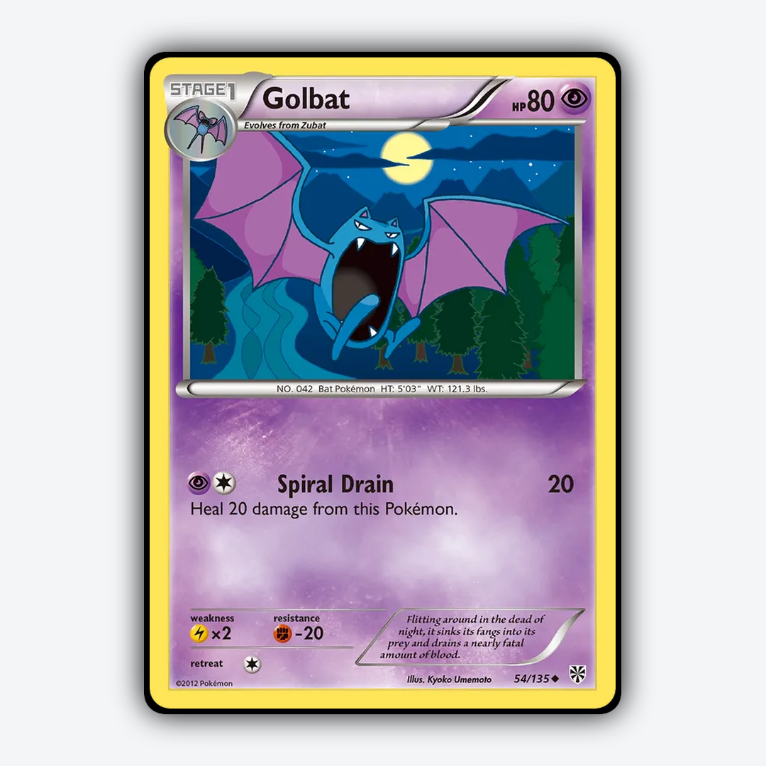 Golbat 054/135 - Plasma Storm Set - Card Rug