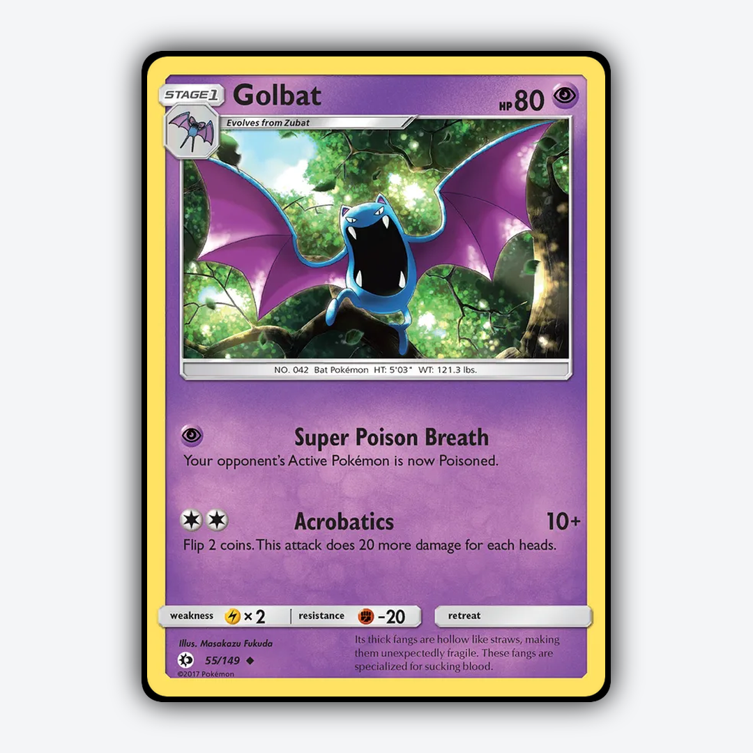 Golbat 055/149 - Sun & Moon Set - Card Rug