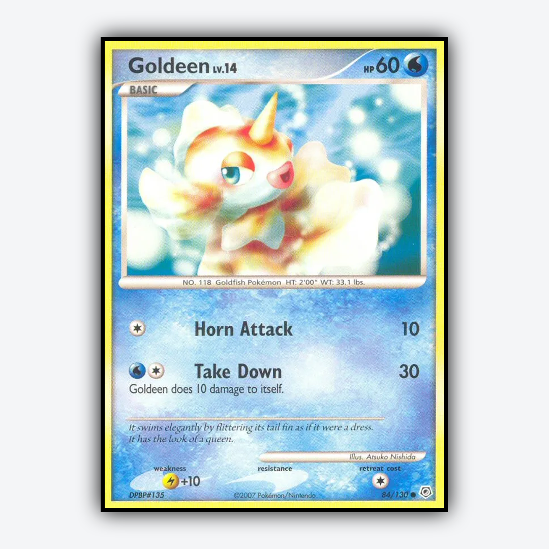 Goldeen 084/130 - Diamond & Pearl Set - Card Rug