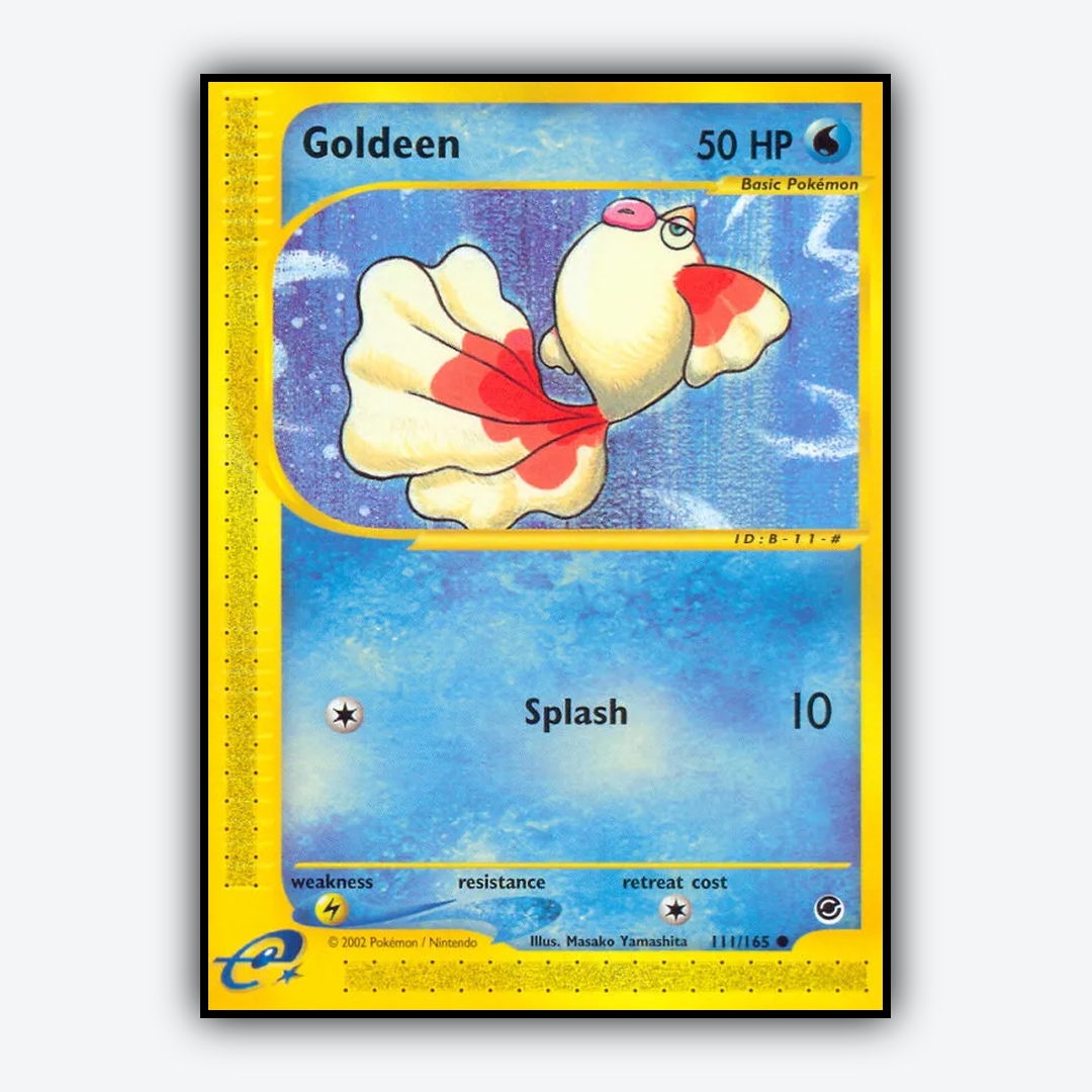 Goldeen 111/165 - Expedition Base Set - Card Rug
