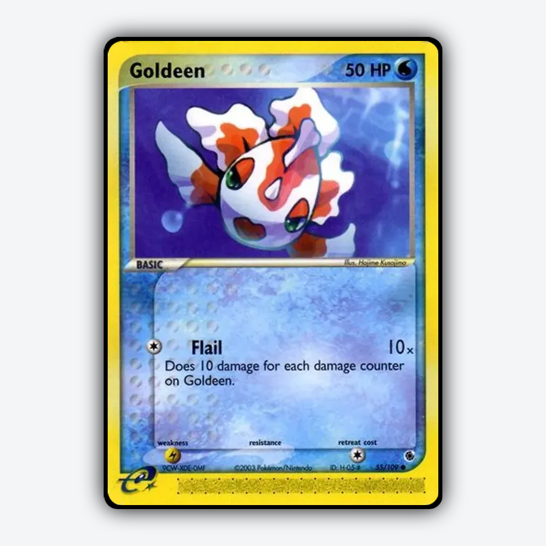 Goldeen 055/109 - Ruby & Sapphire Set - Card Rug