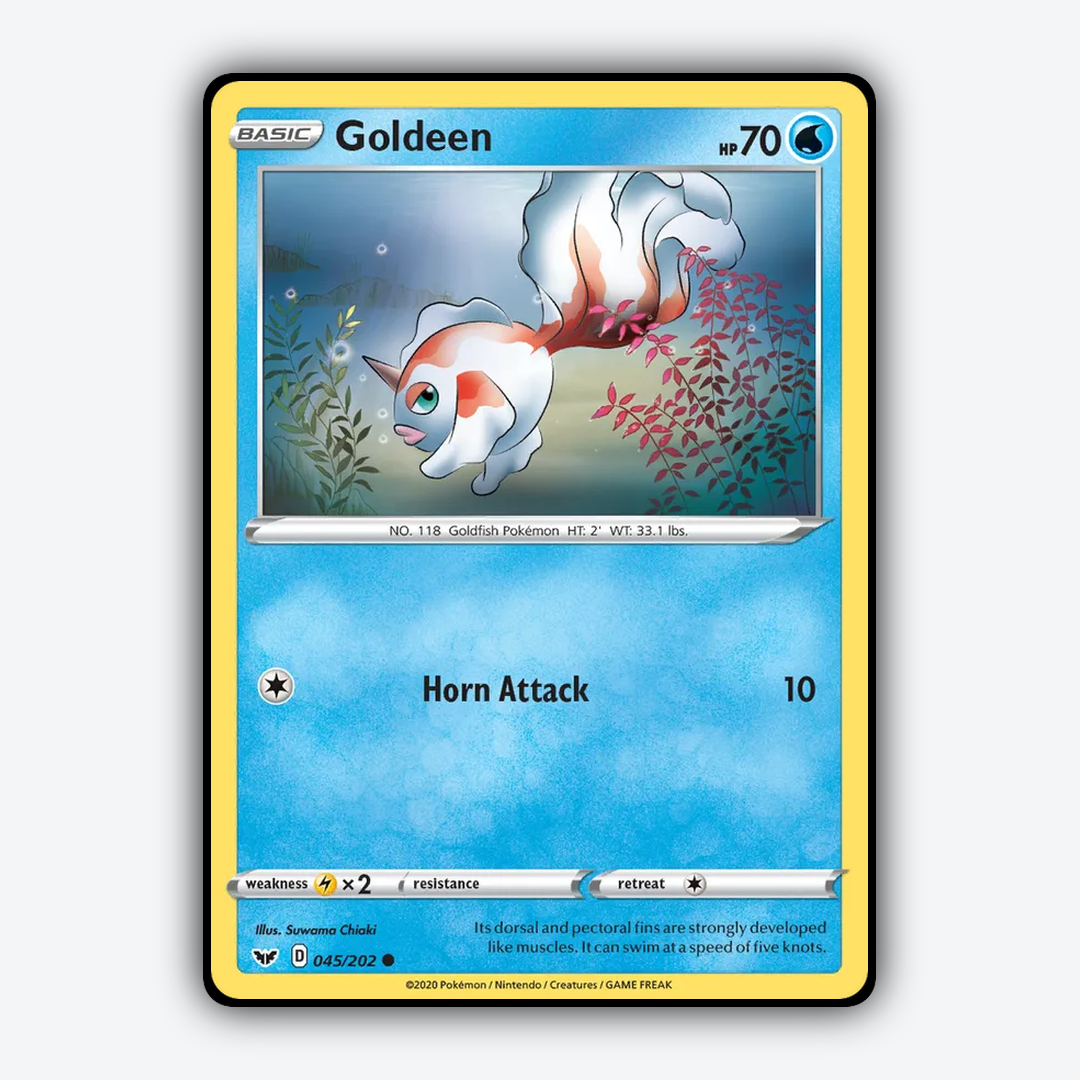 Goldeen 045/202 - Sword & Shield Set - Card Rug