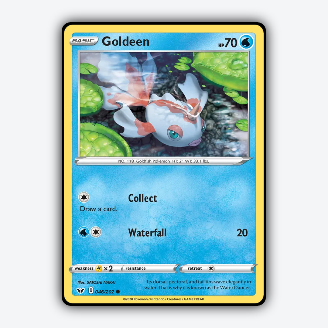Goldeen 046/202 - Sword & Shield Set - Card Rug
