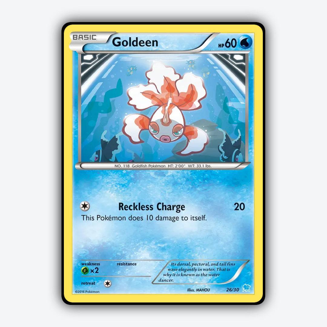 Goldeen 026/30 - XY Trainer Kit Suicune Set - Card Rug