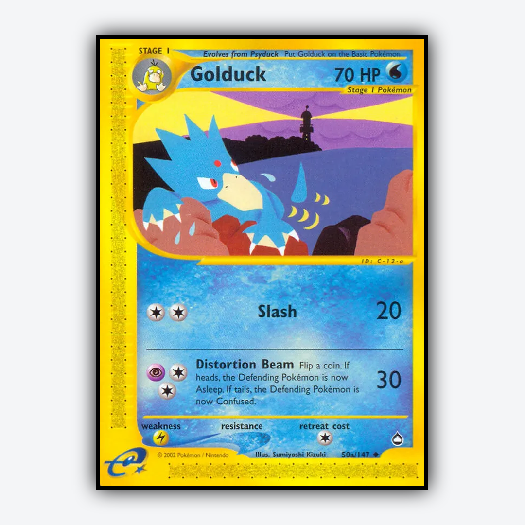 Golduck 050/147 - Aquapolis Set - Card Rug