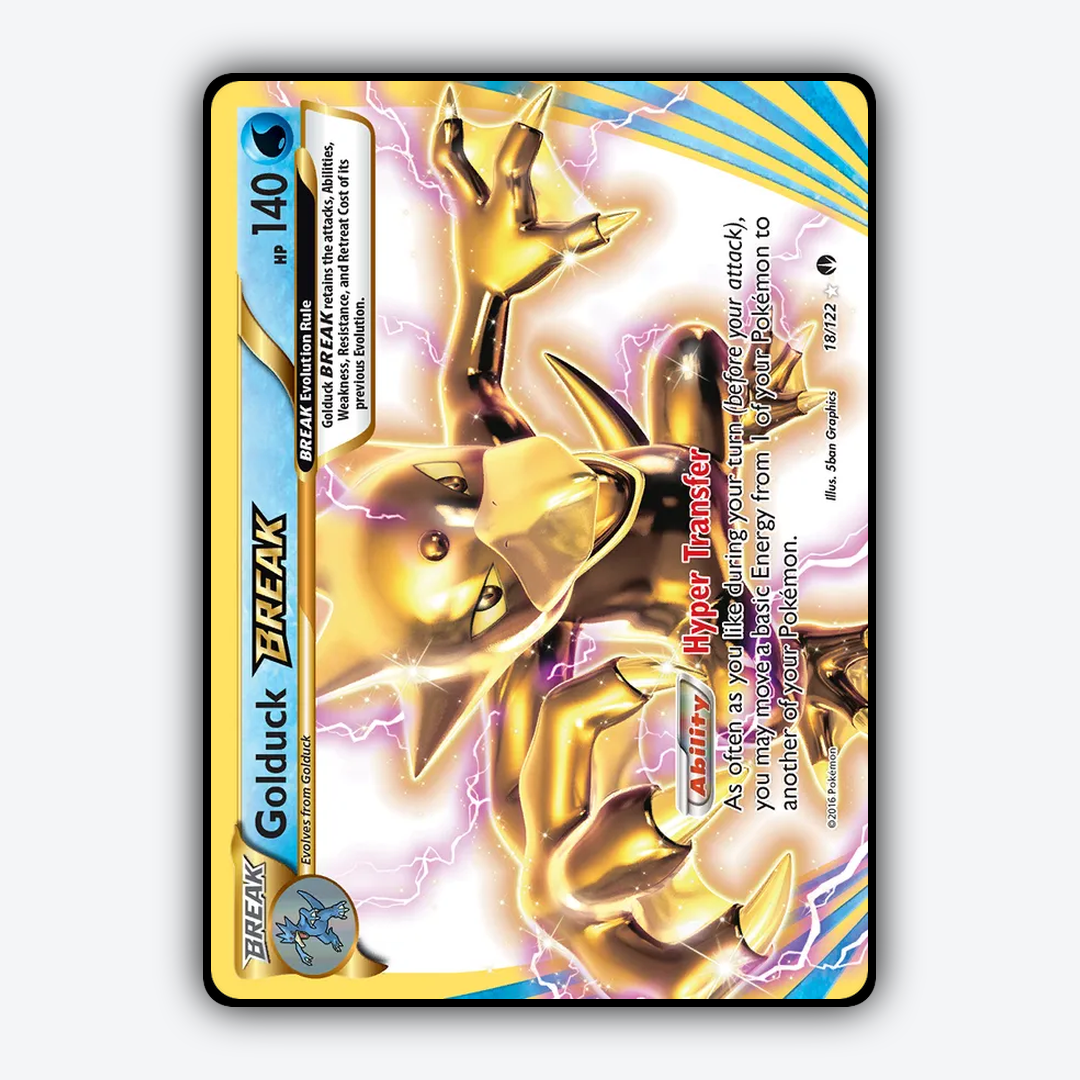 Golduck BREAK 018/122 - BREAKpoint Set - Card Rug