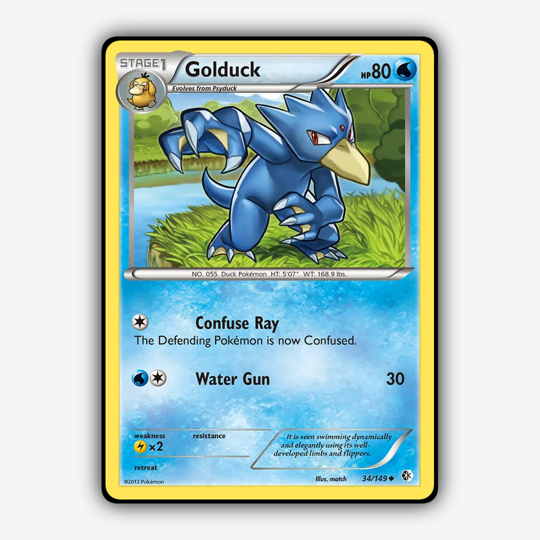 Golduck 034/149 - Boundaries Crossed Set - Card Rug
