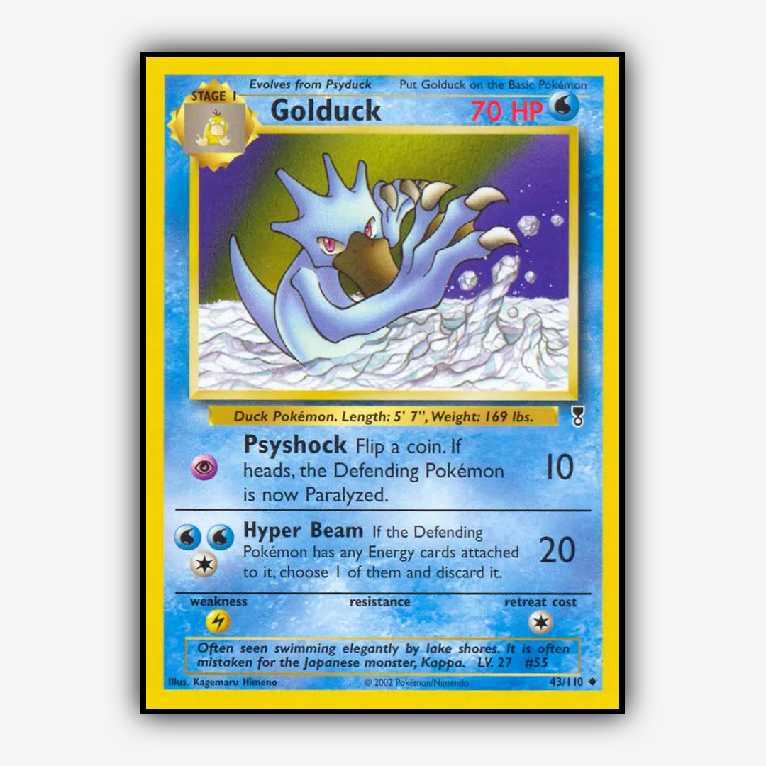 Golduck 043/110 - Legendary Collection Set - Card Rug