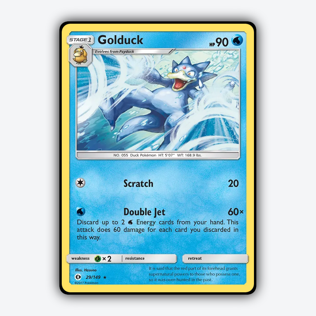 Golduck 029/149 - Sun & Moon Set - Card Rug