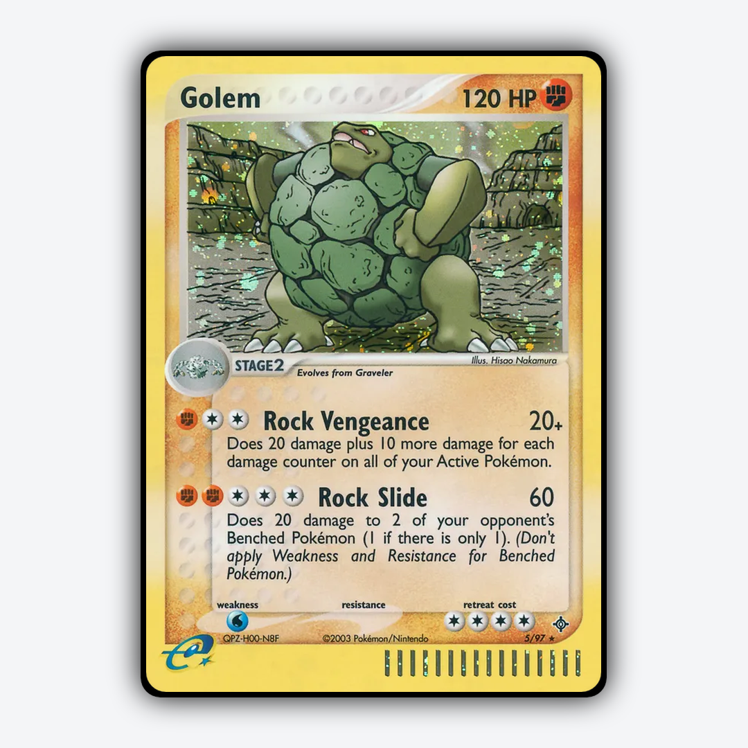 Golem 005/97 - Dragon Set - Card Rug