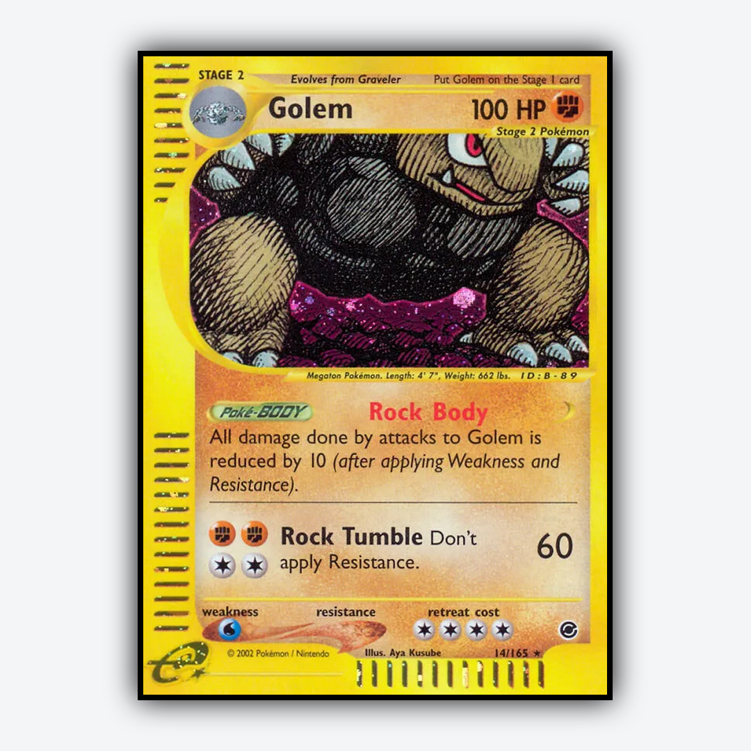 Golem 014/165 - Expedition Base Set - Card Rug