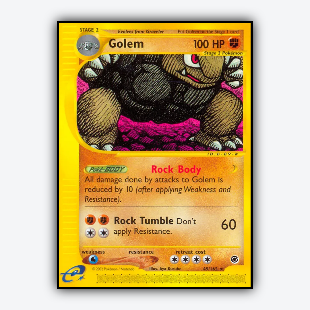 Golem 049/165 - Expedition Base Set - Card Rug