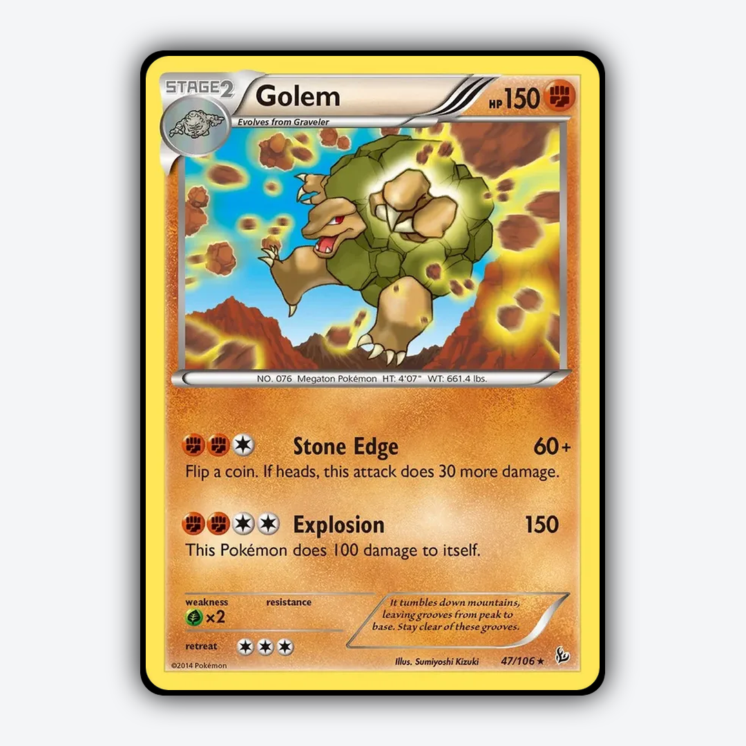 Golem 047/106 - Flashfire Set - Card Rug