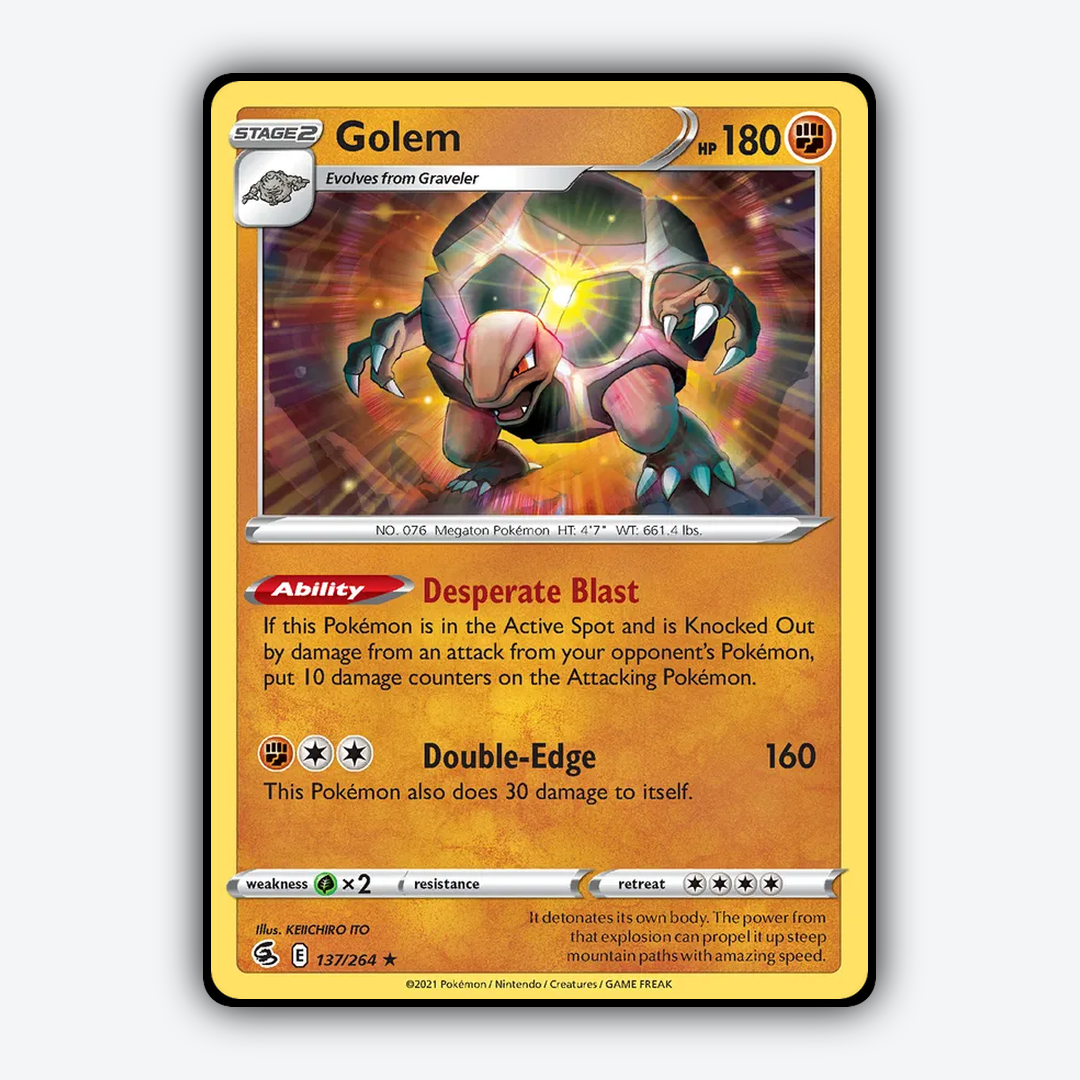 Golem 137/264 - Fusion Strike Set - Card Rug