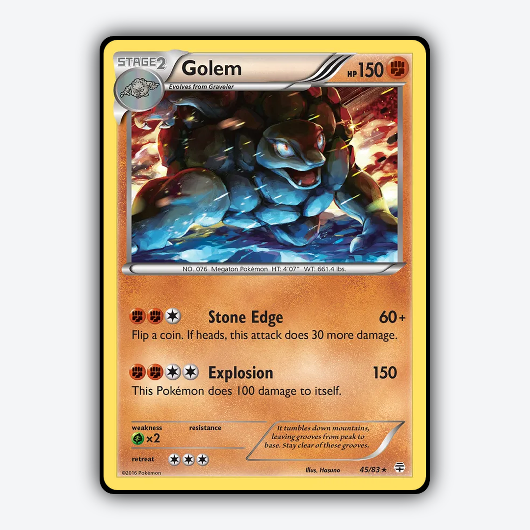 Golem 045/83 - Generations Set - Card Rug