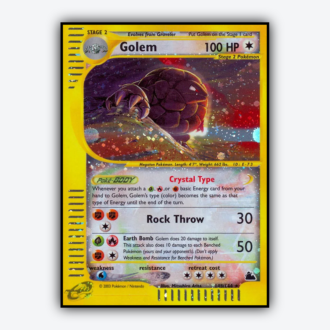 Golem 148/144 - Skyridge Set - Card Rug