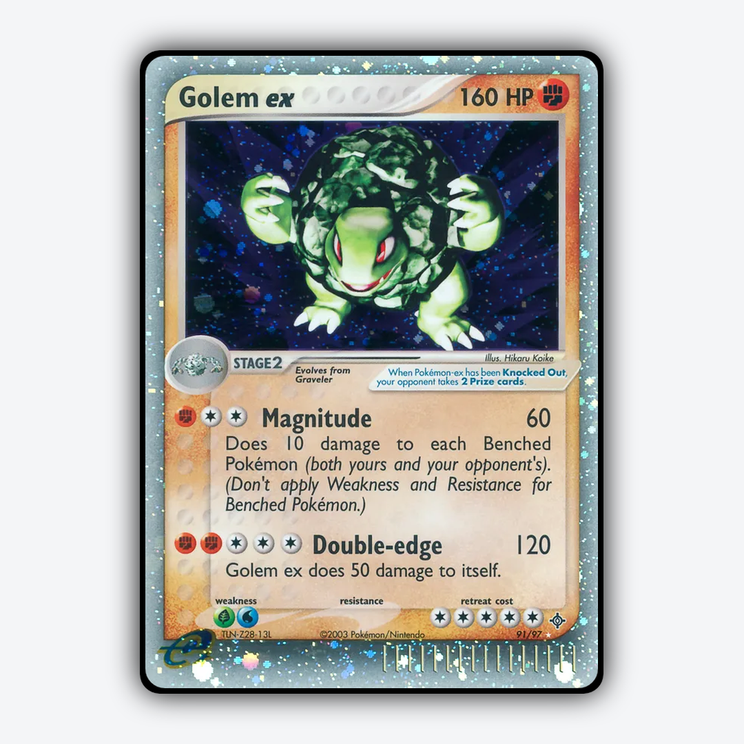Golem ex 091/97 - Dragon Set - Card Rug