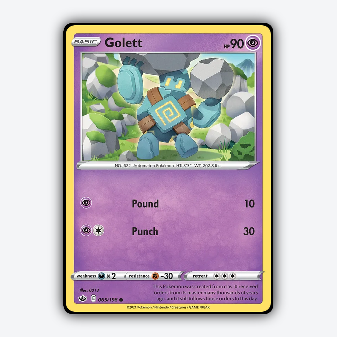 Golett 065/198 - Chilling Reign Set - Card Rug