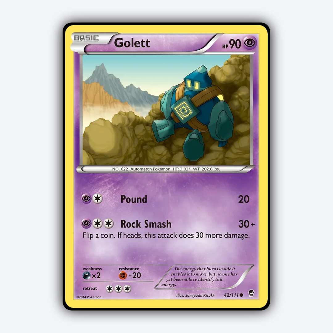 Golett 042/111 - Furious Fists Set - Card Rug
