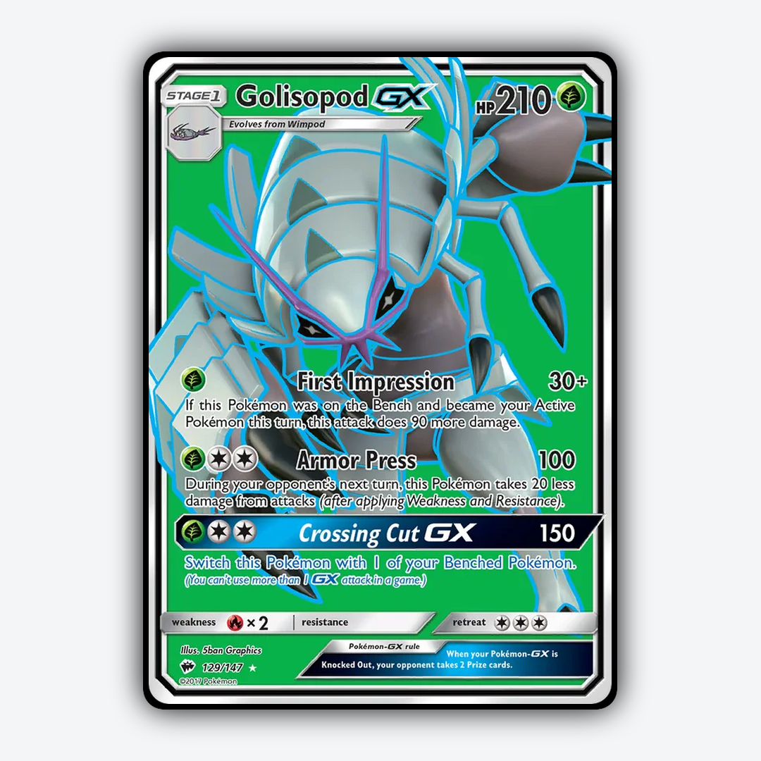 Golisopod-GX 129/147 - Burning Shadows Set - Card Rug