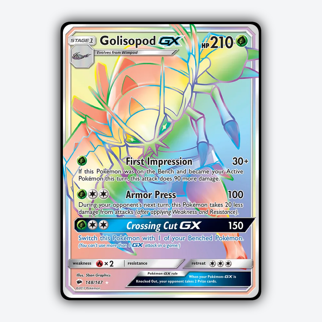 Golisopod-GX 148/147 - Burning Shadows Set - Card Rug