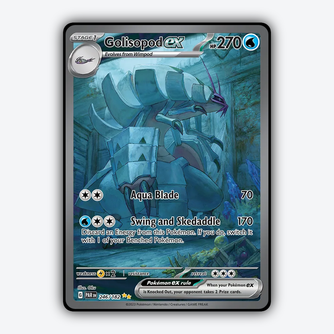 Golisopod ex #246 - Paradox Rift Set - Card Rug