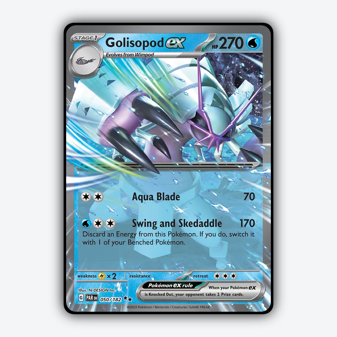 Golisopod ex #50 - Paradox Rift Set - Card Rug