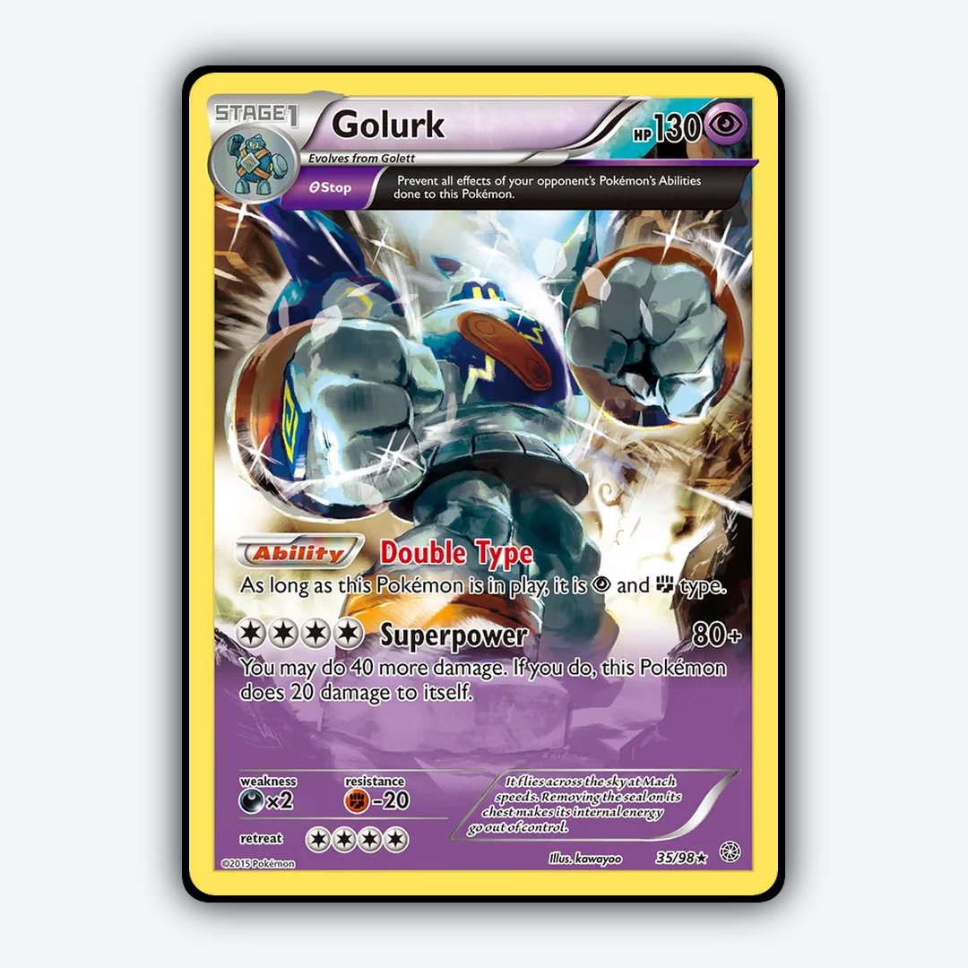 Golurk 035/98 - Ancient Origins Set - Card Rug