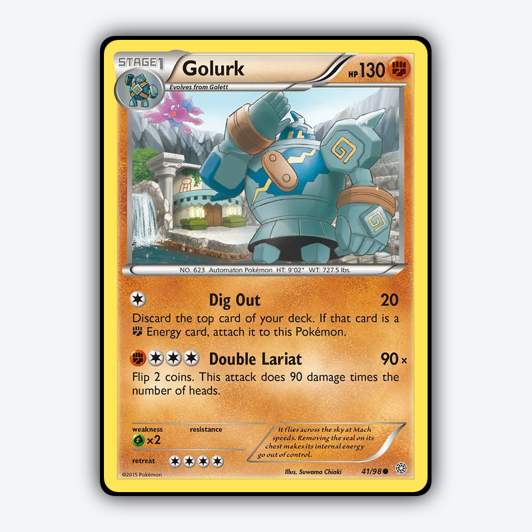 Golurk 041/98 - Ancient Origins Set - Card Rug