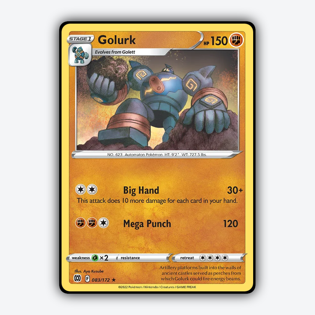 Golurk 083/172 - Brilliant Stars Set - Card Rug