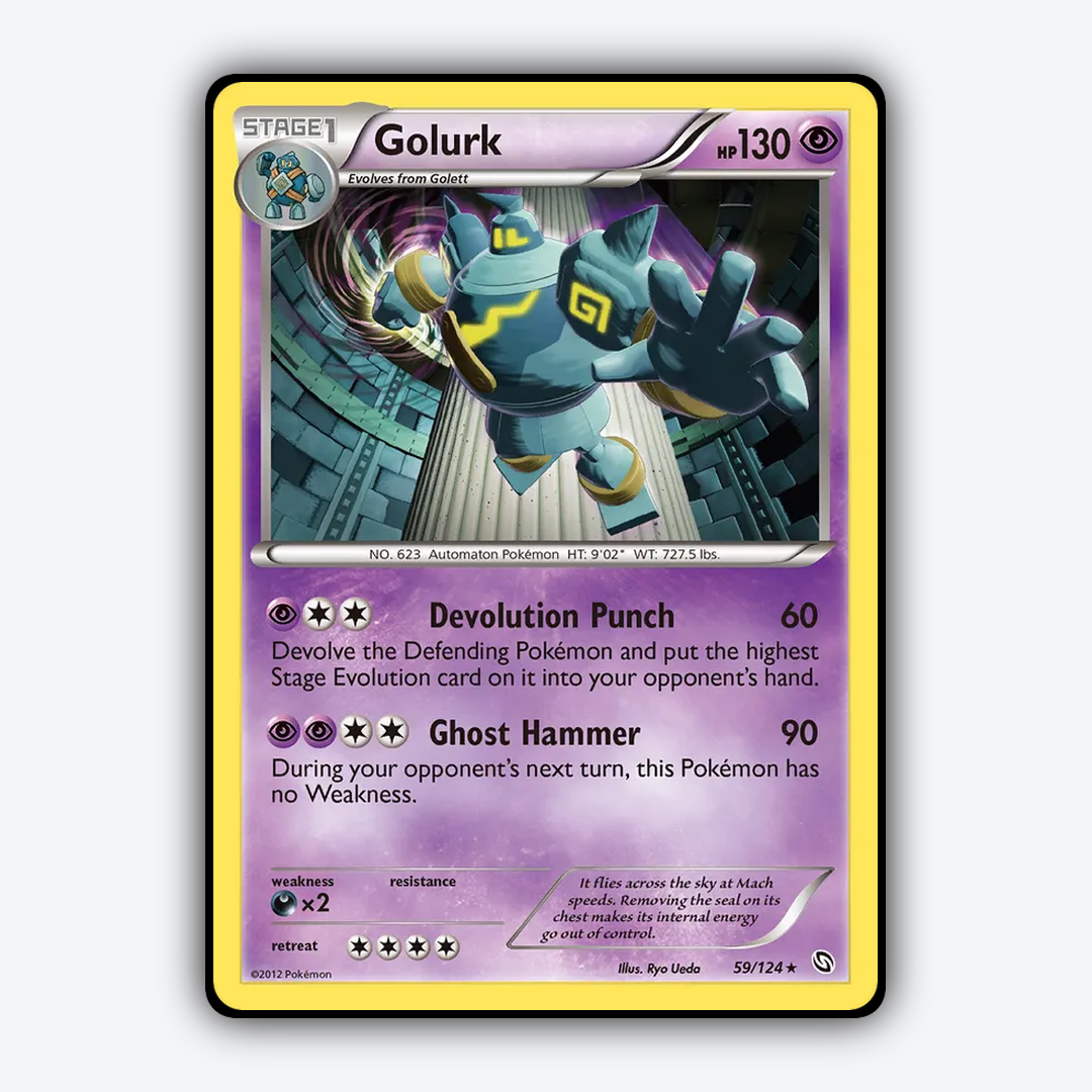 Golurk 059/124 - Dragons Exalted Set - Card Rug