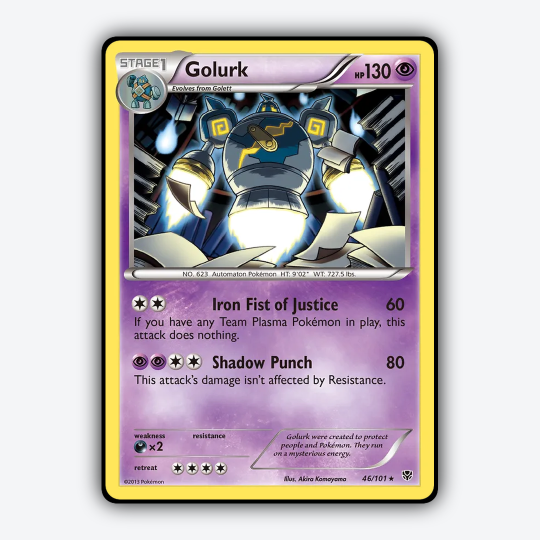 Golurk 046/101 - Plasma Blast Set - Card Rug