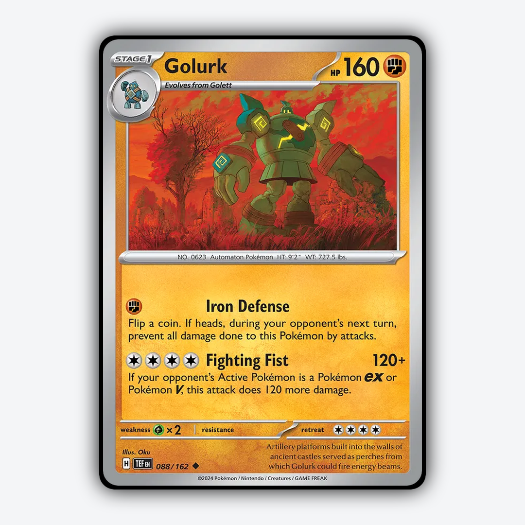 Golurk 088/162 - Temporal Forces Set - Card Rug
