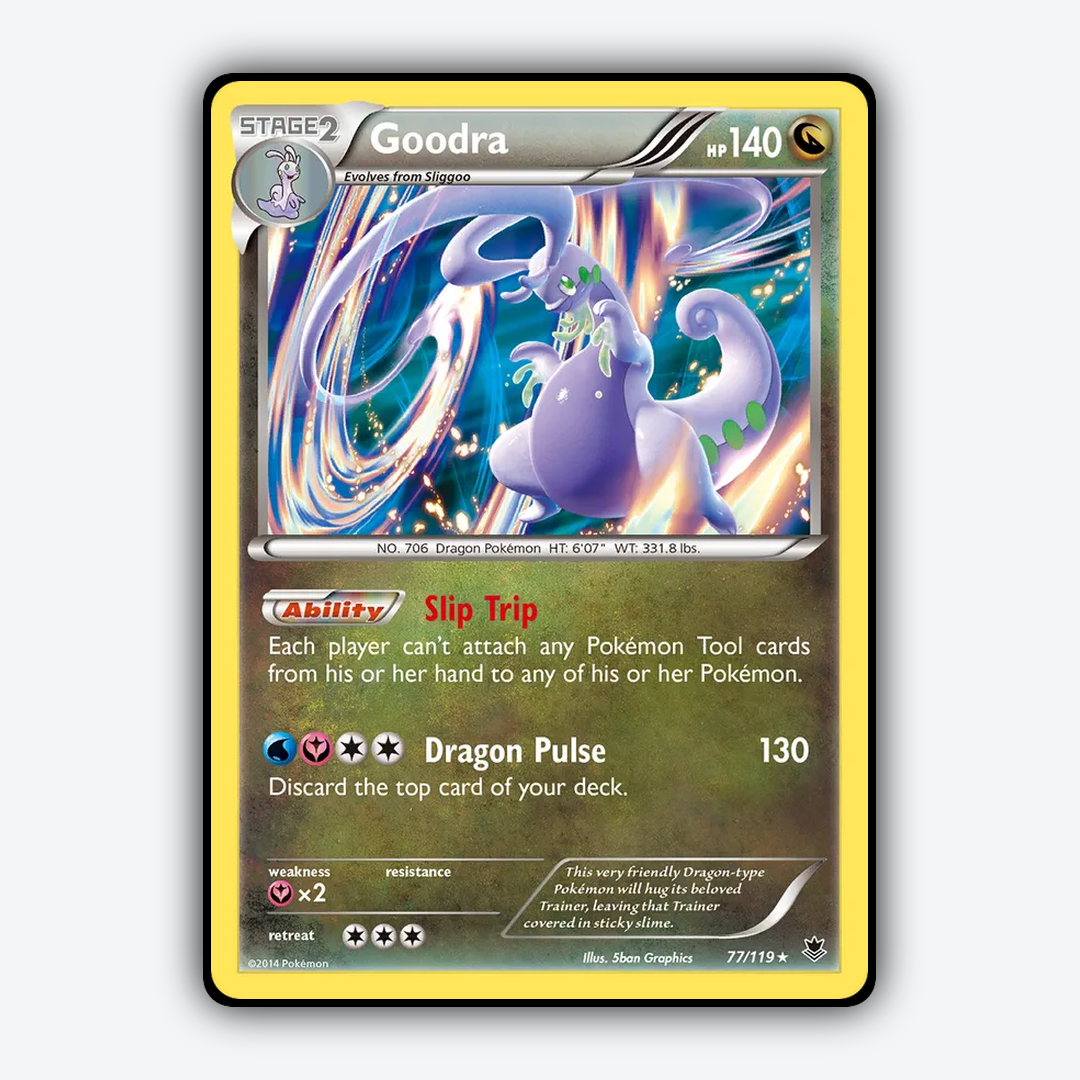 Goodra 077/119 - Phantom Forces Set - Card Rug