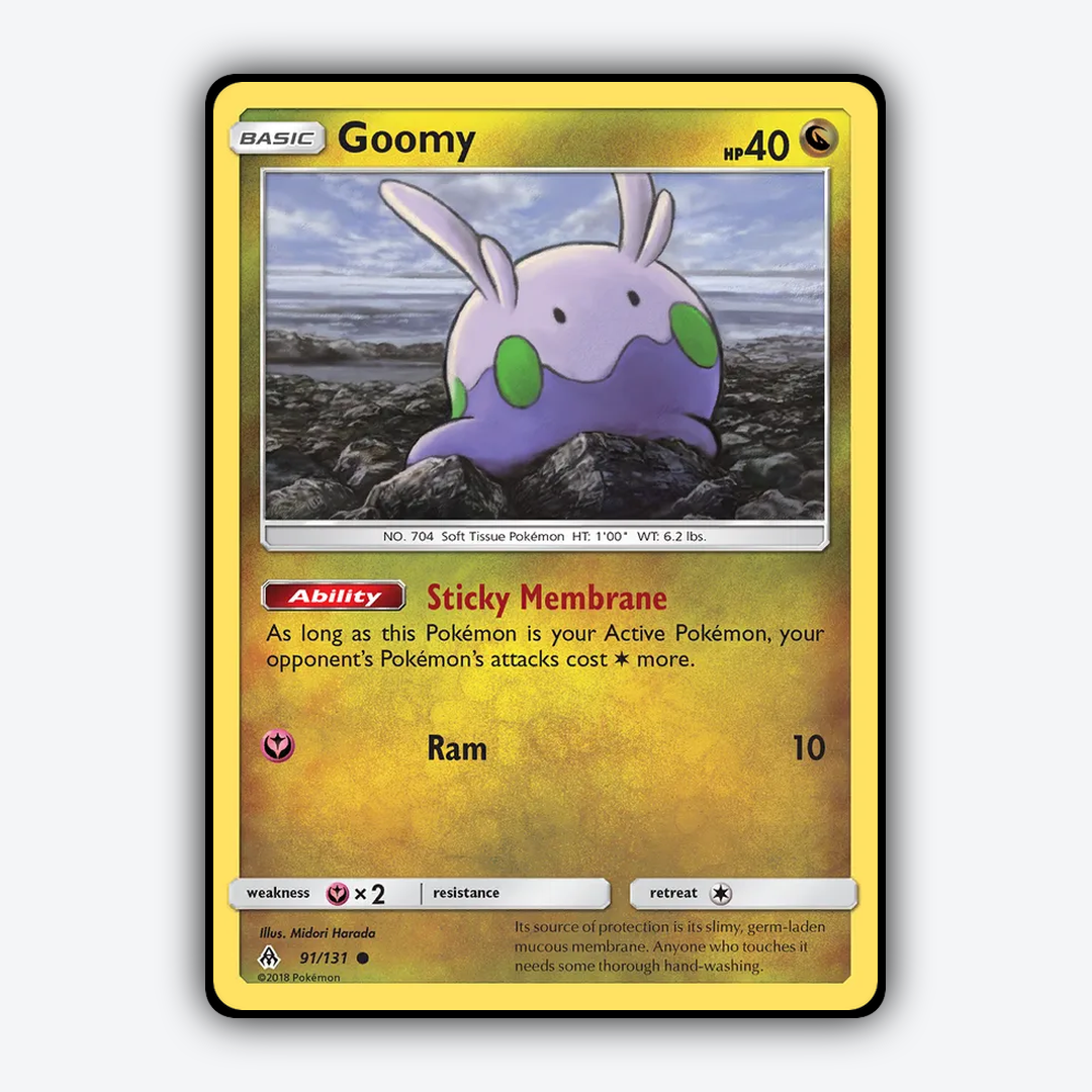 Goomy 091/131 - Forbidden Light Set - Card Rug