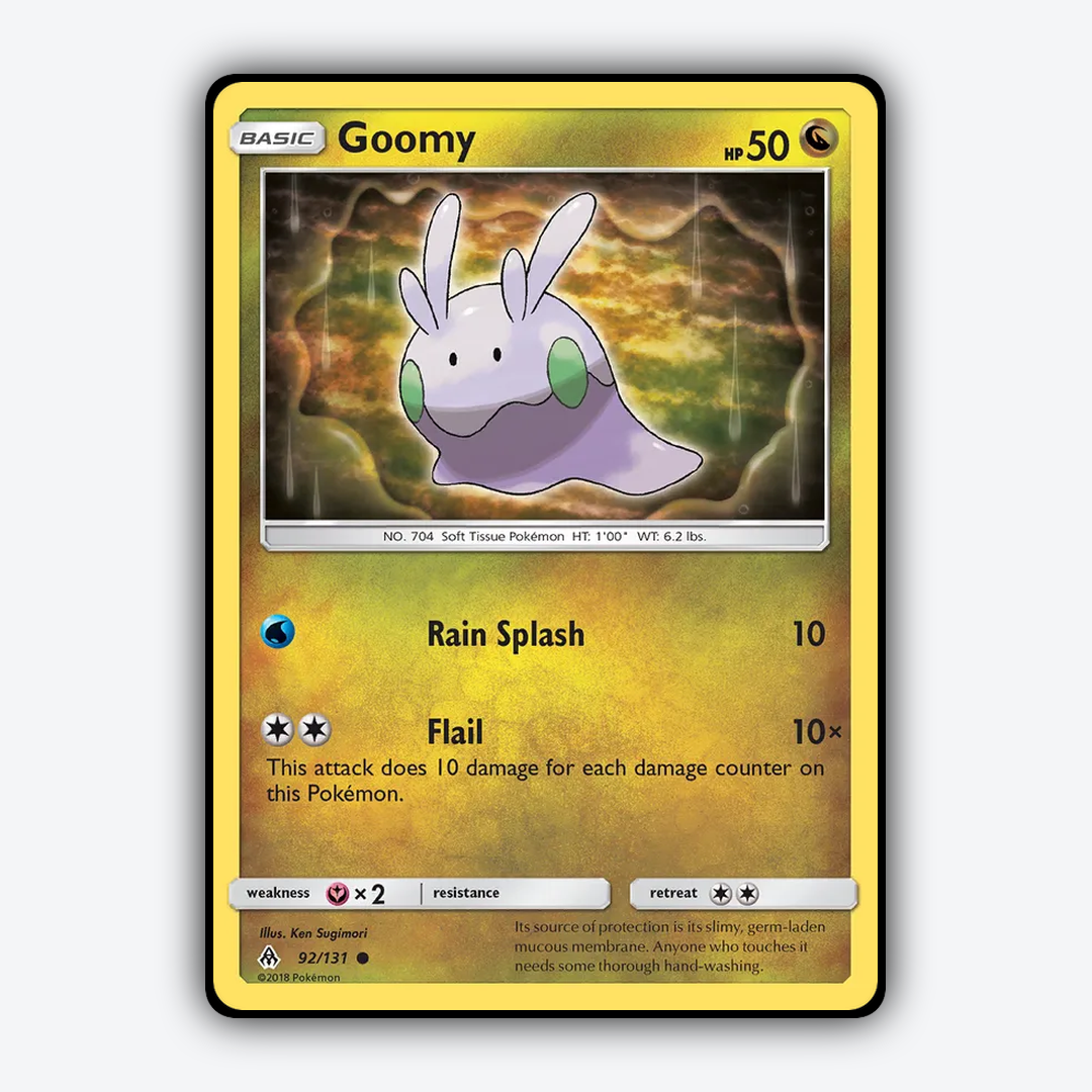 Goomy 092/131 - Forbidden Light Set - Card Rug