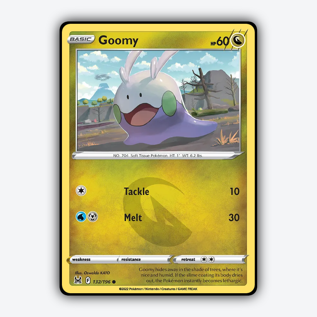 Goomy 132/196 - Lost Origin Set - Card Rug