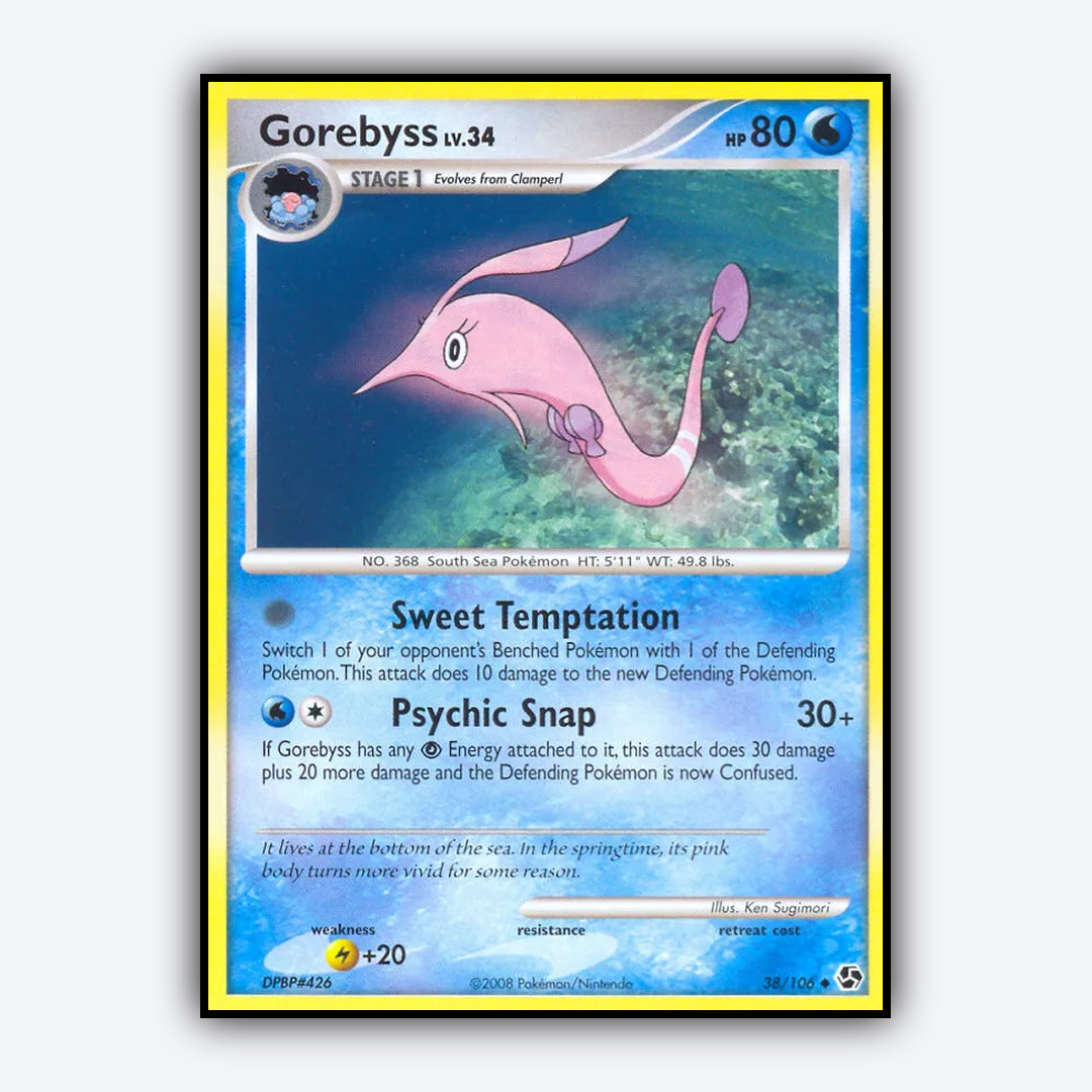 Gorebyss 038/106 - Great Encounters Set - Card Rug