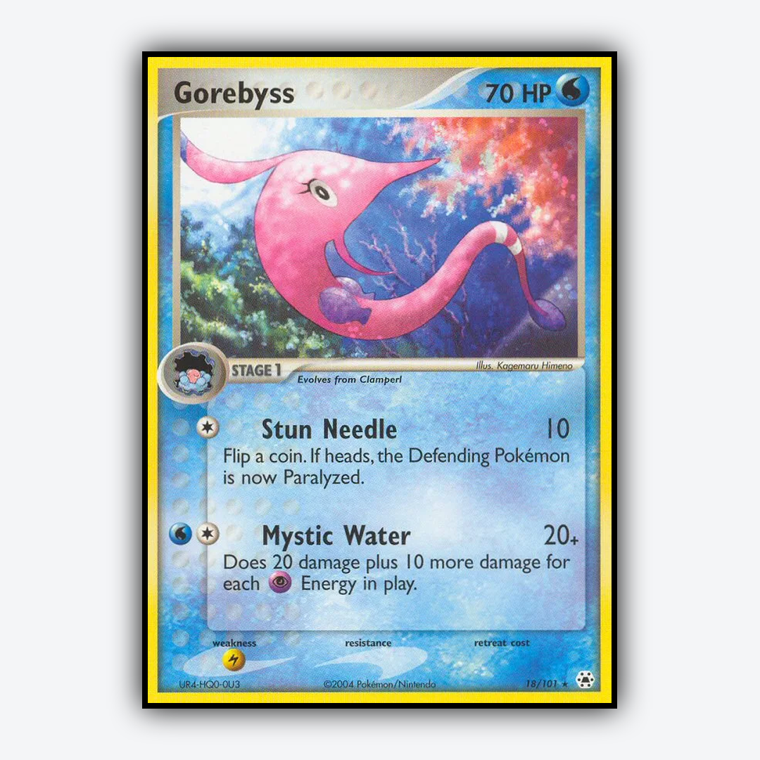 Gorebyss 018/101 - Hidden Legends Set - Card Rug