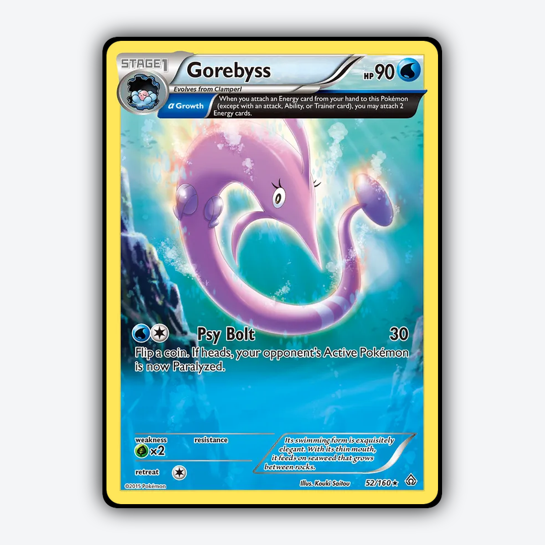 Gorebyss 052/160 - Primal Clash Set - Card Rug