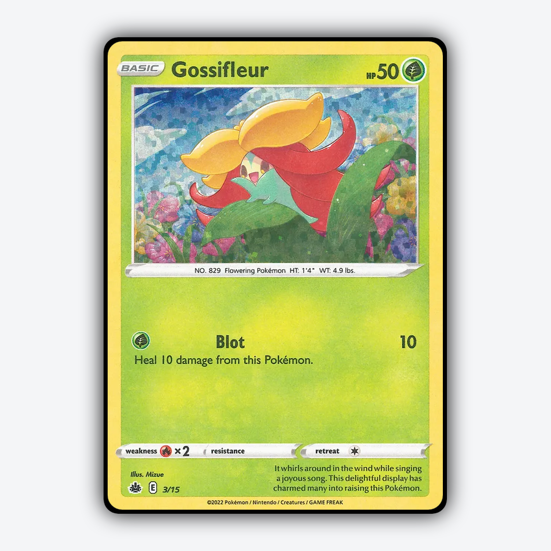 Gossifleur 003/15 - McDonald's Collection 2022 Set - Card Rug