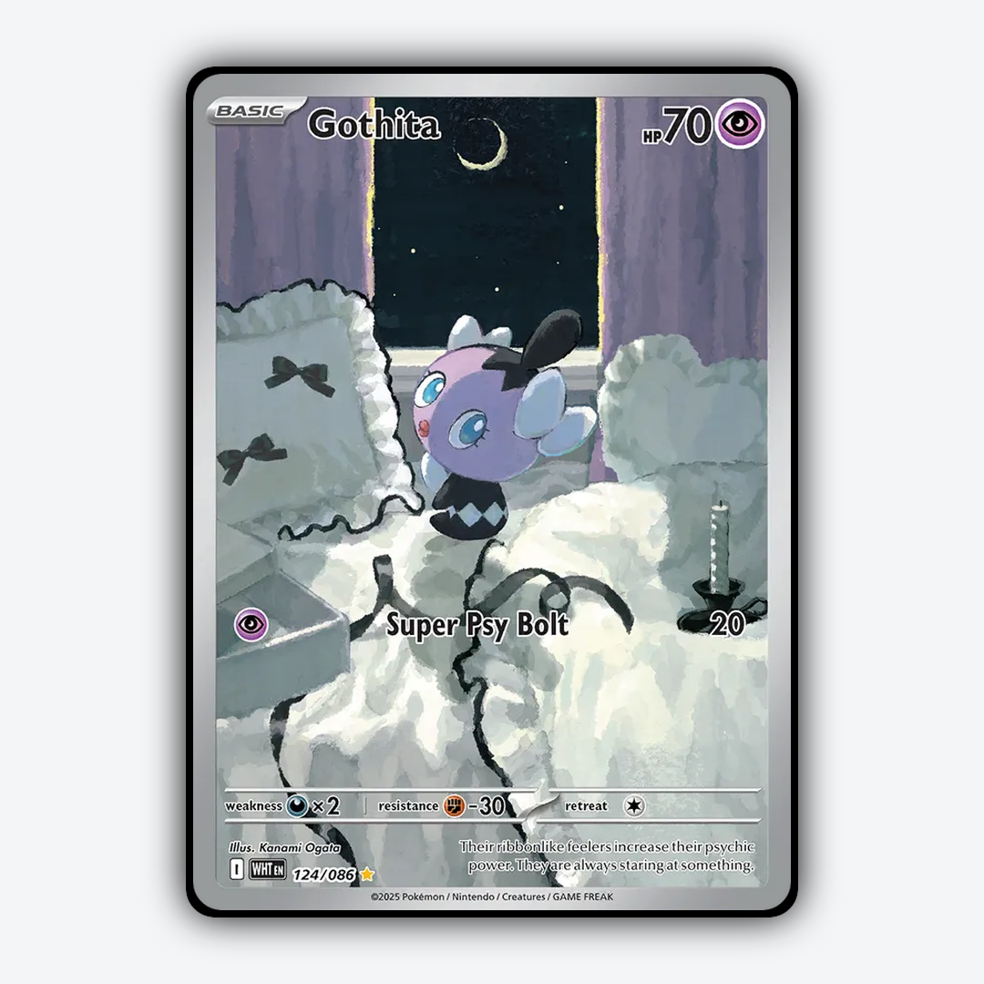 Gothita #124 - White Flare Set - Card Rug