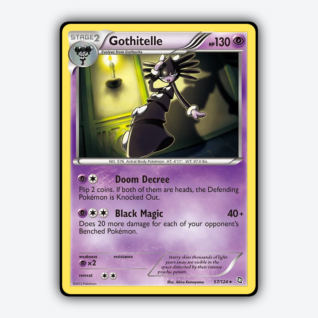Gothitelle 057/124 - Dragons Exalted Set - Card Rug